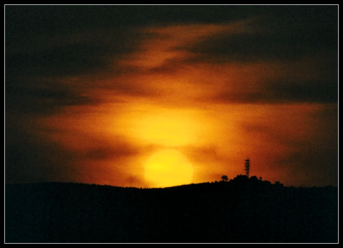 Západ slunce nad Javorovým