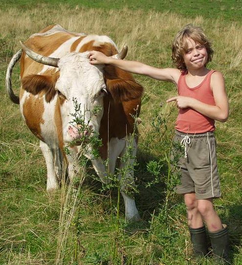 Tak tohleto je kráva, strejdo!