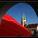 Start balonu v Telči