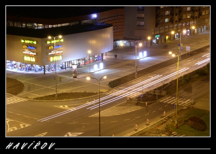 Havířov at night