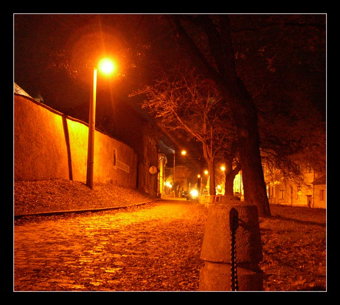 Lampa ještě svítila...