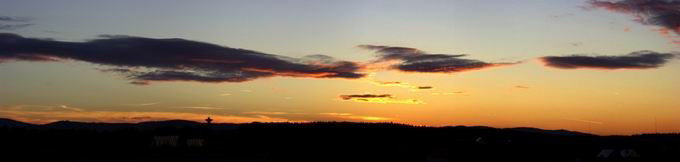 Západ slunce poprvé