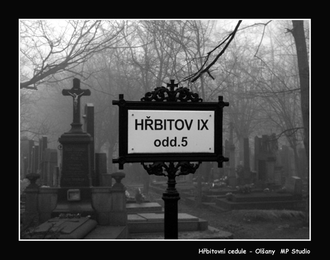 hrbitovni cedule I- - olsany