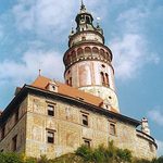 Věž Krumlovského zámku