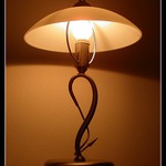 Lampa ještě svítila...