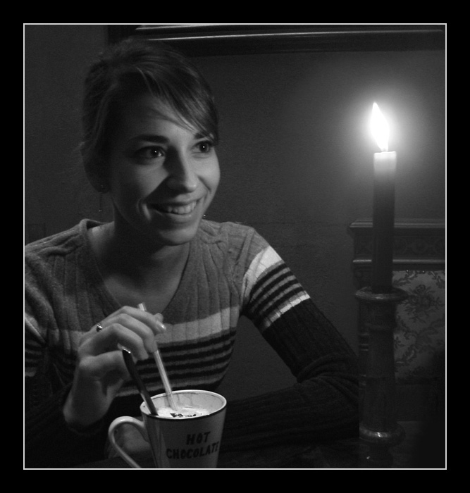 ...hot chocolate...