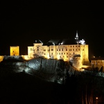 Hrad Český Štenberk v noci