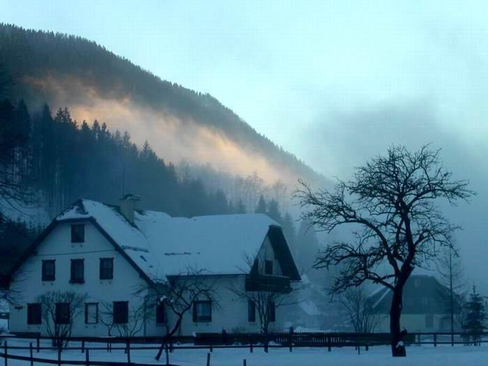 Podvečer v Alpách