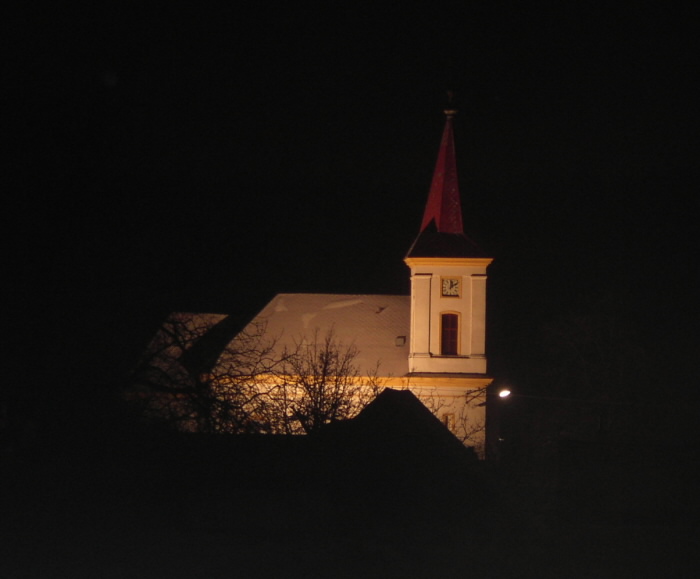 Kostel Sv. Cecilie 3 - noční