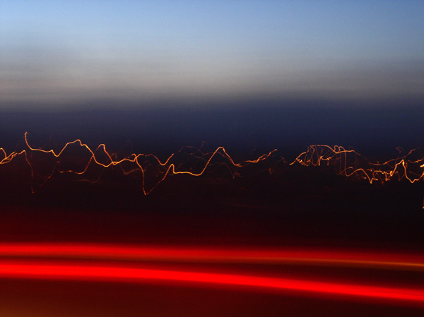 At the speed of train