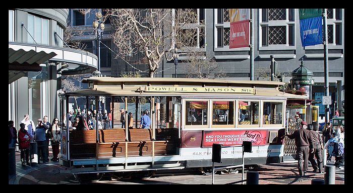 Cable Car - SF Posadka si to musi otocit sama