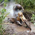 Průjezd bažinou...