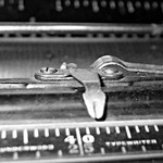 Psací stroj - detail