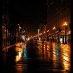 Night at Market street SF