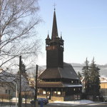 Dřevěný kostelík