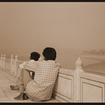 Sun heats and the river flows