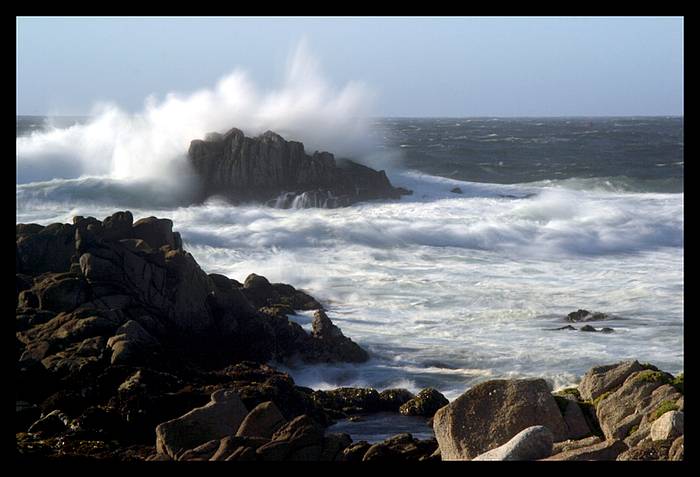Pacific Grove - ocean se bouri... (Monterey California)