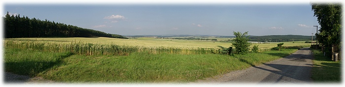 Panorama z Plzeňska