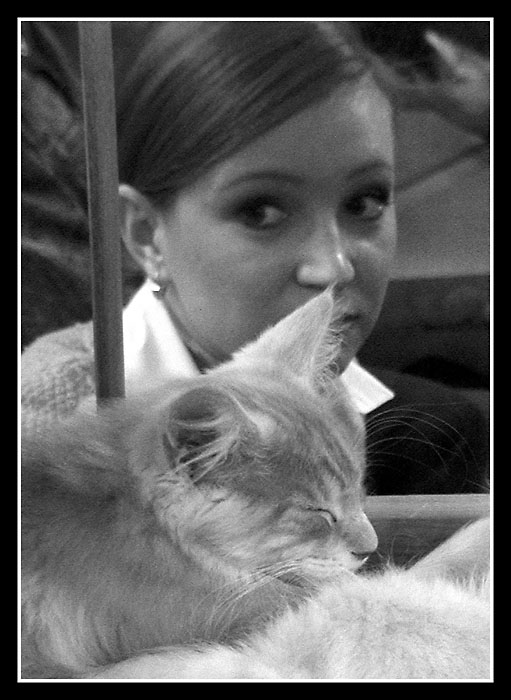 ...s uchom v nose...