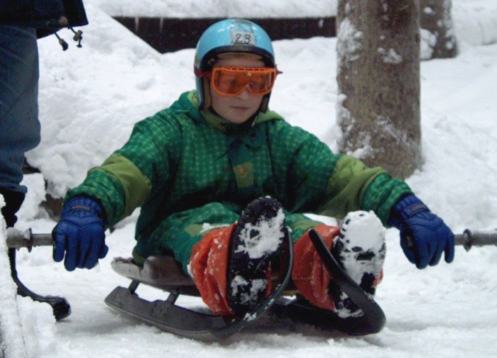 Malý sáňkař