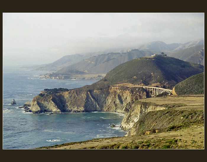 podzim na Big Sur