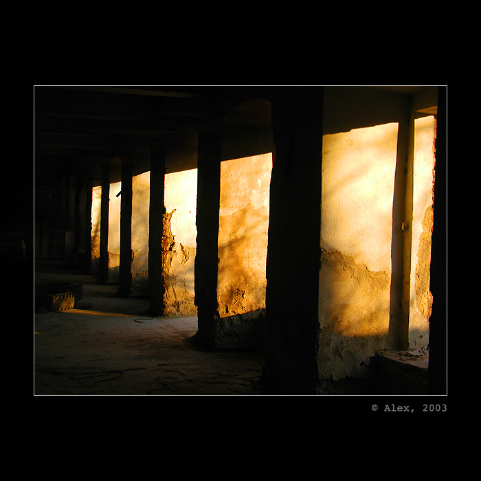 "Rhomboids of light"