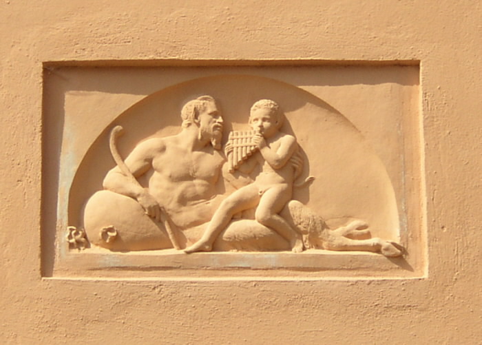 Relief na zamku v Lysicích