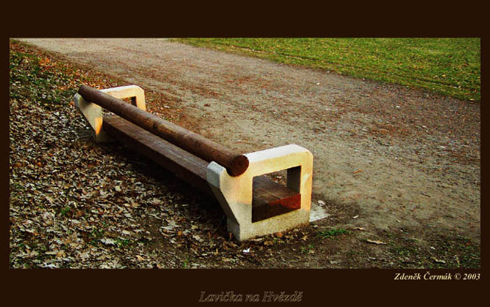 Lavička na Hvězdě