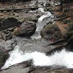 Rešovský vodopád II. - pohled dolů