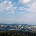 Panorama ze Šumavy