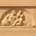 Relief na zamku v Lysicích