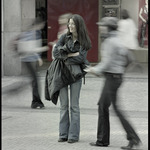 kráska na pěší zoně