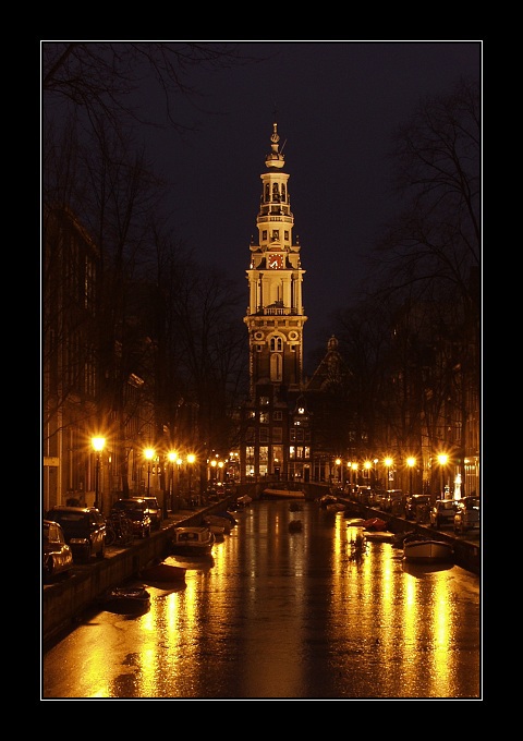 Noční Amsterdam