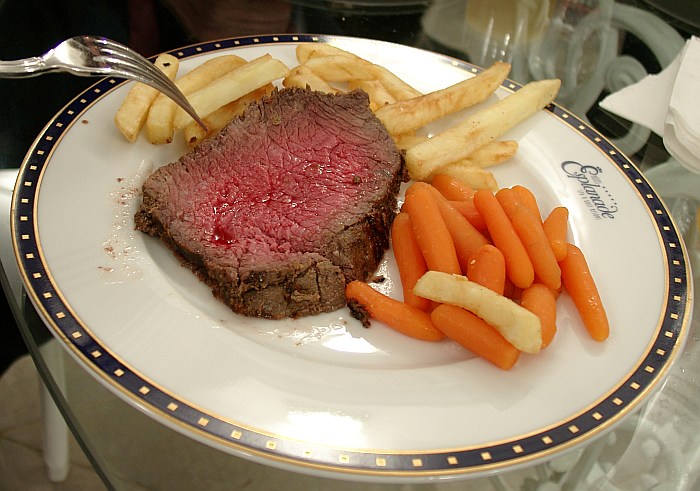 Krvavý steak