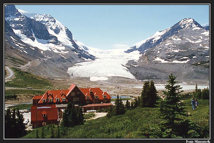 Ledovec Athabasca, Alberta, Kanada