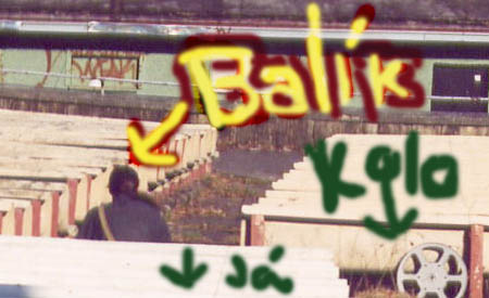 Balík, kolo a já....