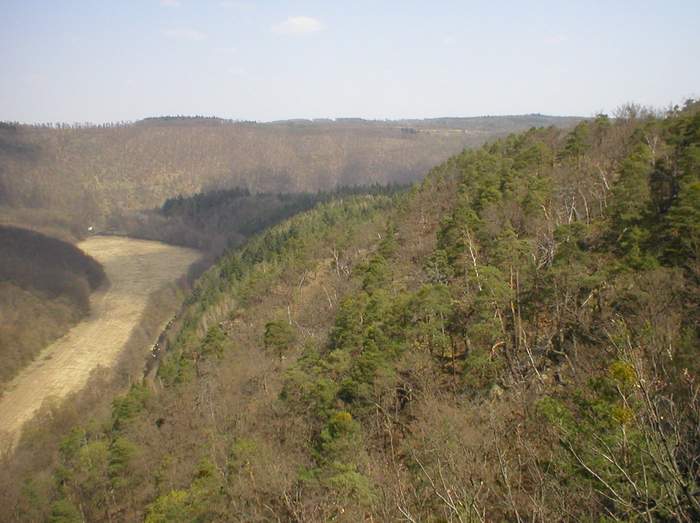 Pohled na údolí
