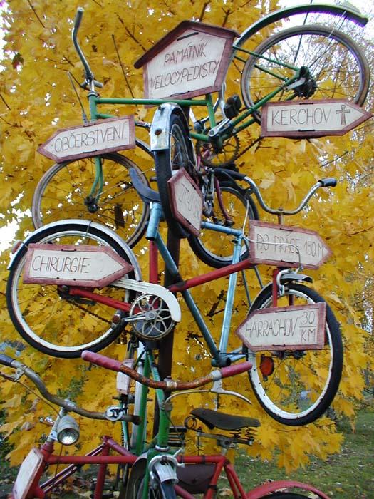 Památník velocypedisty v Liberci