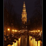 Noční Amsterdam