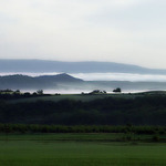 Brzké ráno za Bořislaví ...