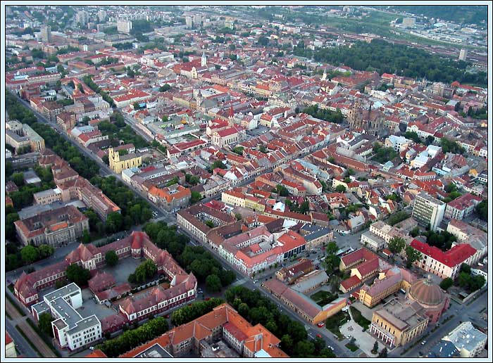 Košice z vtáčej perspektívy