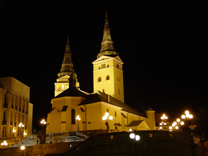 Žilina v noci