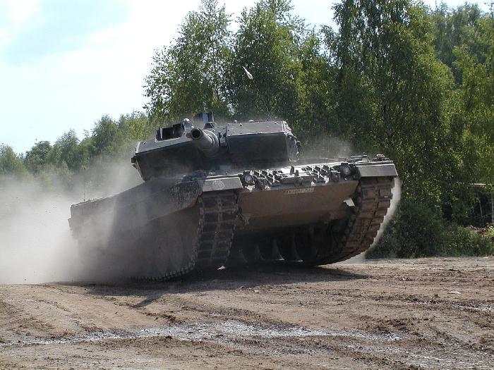 Leopard v běhu