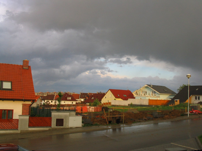 nebe po dešti