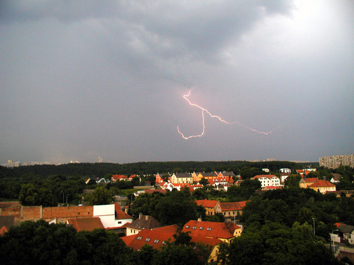 můj první blesk