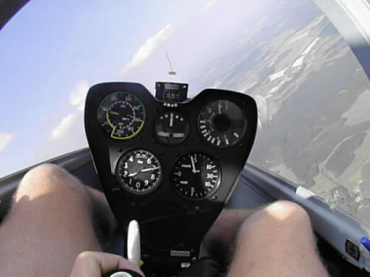 Výška 1700m - stoupání 4m za vteřinu