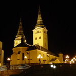 Žilina v noci