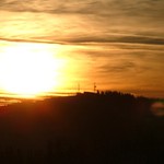 Západ Slunce v Krkonoších