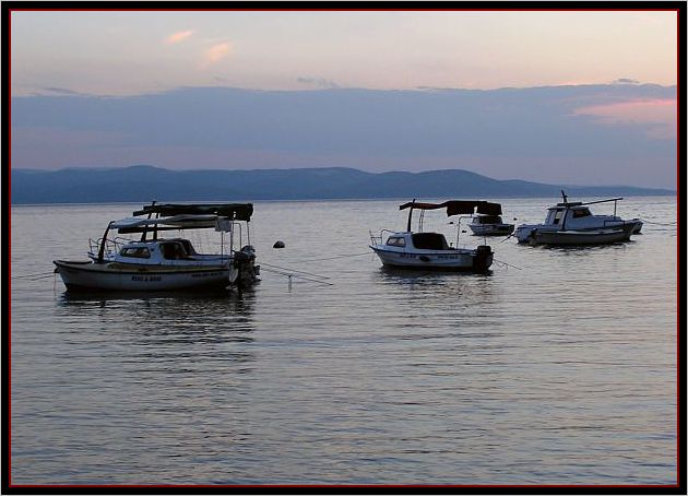 Podvecer v Makarska (Chorvatsko)