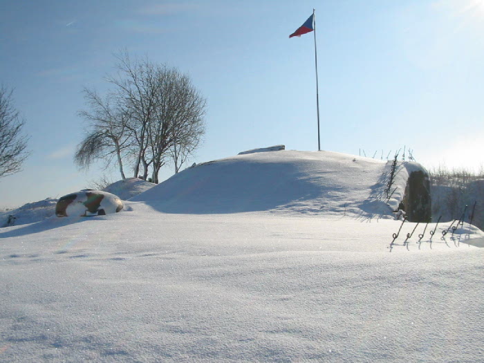 Pozorovatelna pod sněhem